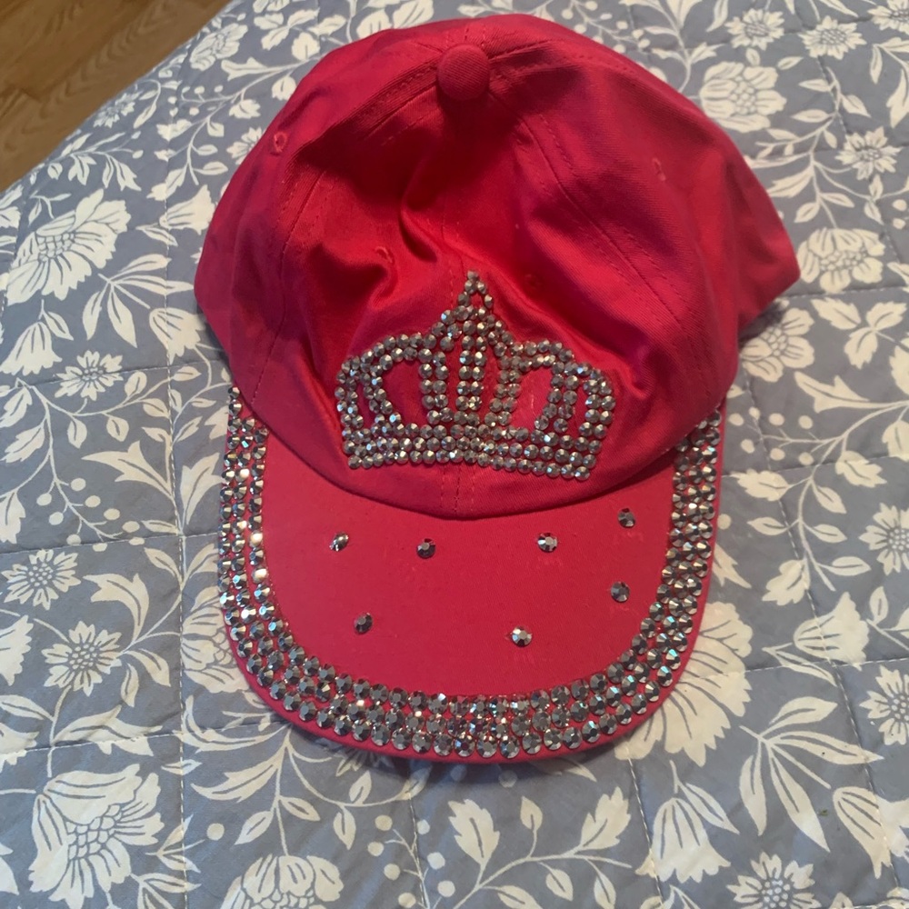 Pink Bling Paparazzi Baseball Cap